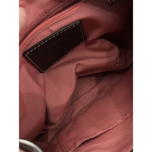 Vintage Coach Legacy Soft Pebble Collection Leather Shoulder Bag Brown - Picture 5 of 11